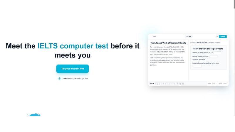 Screenshot of simuielts.com